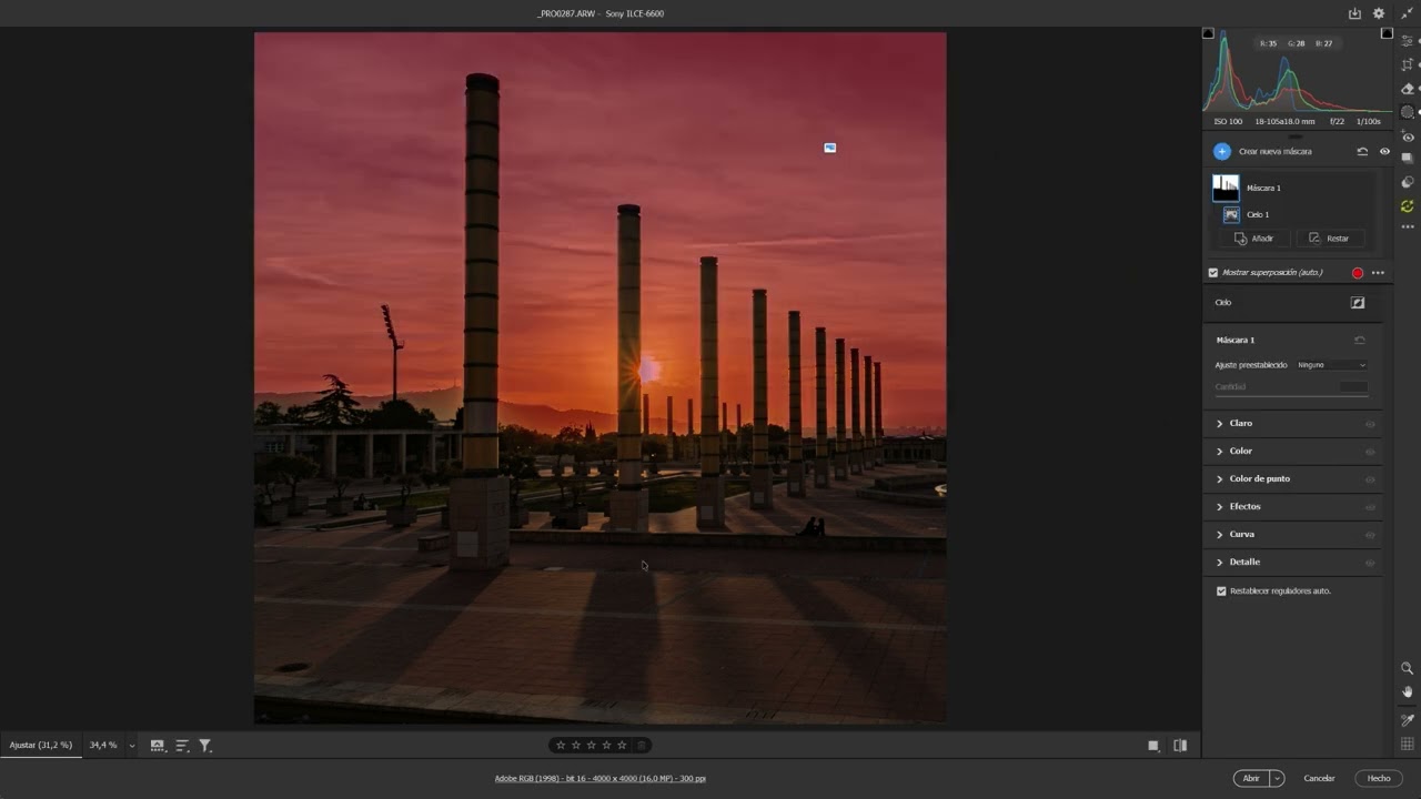 👍👍TRABAJANDO ATARDECER EN PHOTOSHOP  👍👍