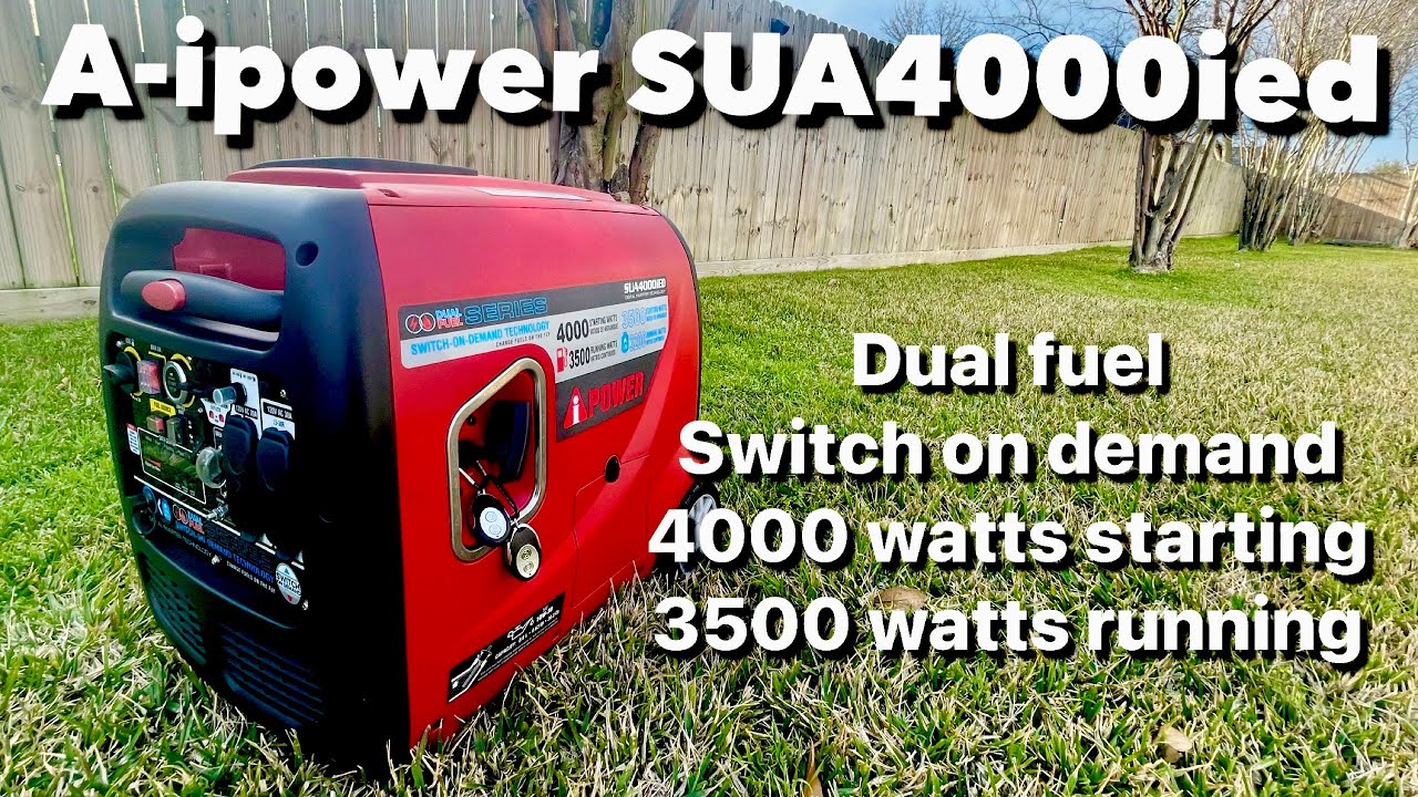 A-ipower Sua4000ied 4000 Watt Portable Inverter Generator