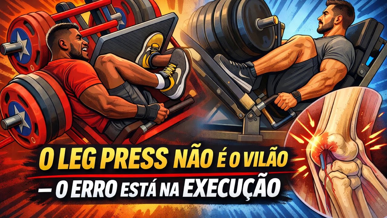 O Leg Press não é o vilão: o erro está na execução.