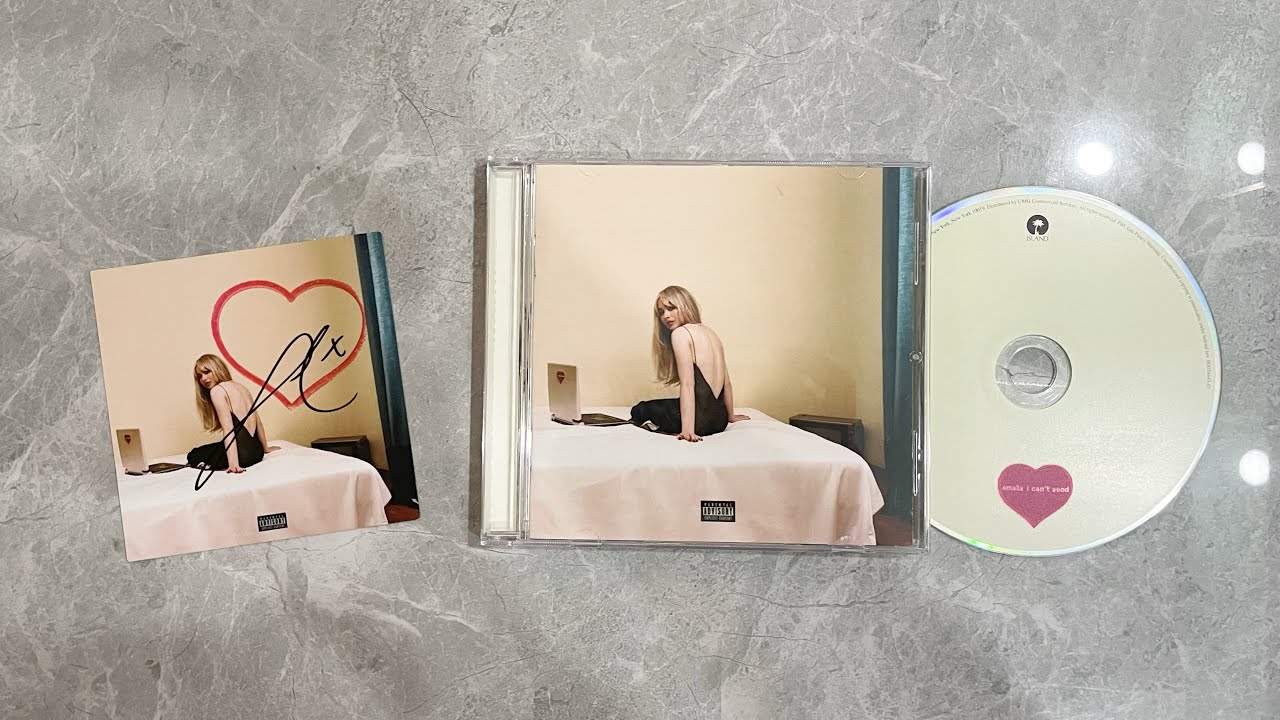 unboxing - Sabrina Carpenter emails i can’t send signed cd