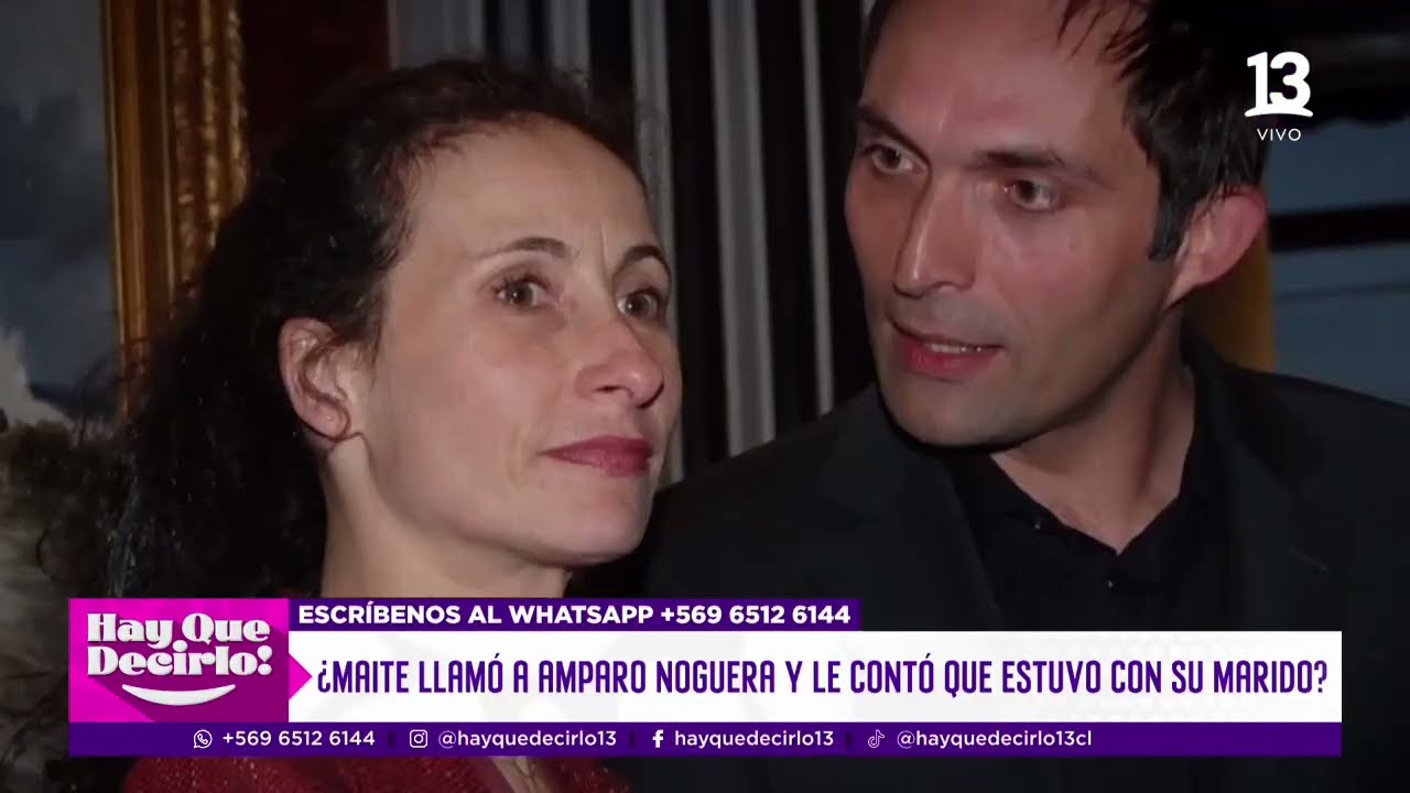 Maite Orsini habría llamado a Amparo Noguera para contarle que estuvo involucrada con su marido