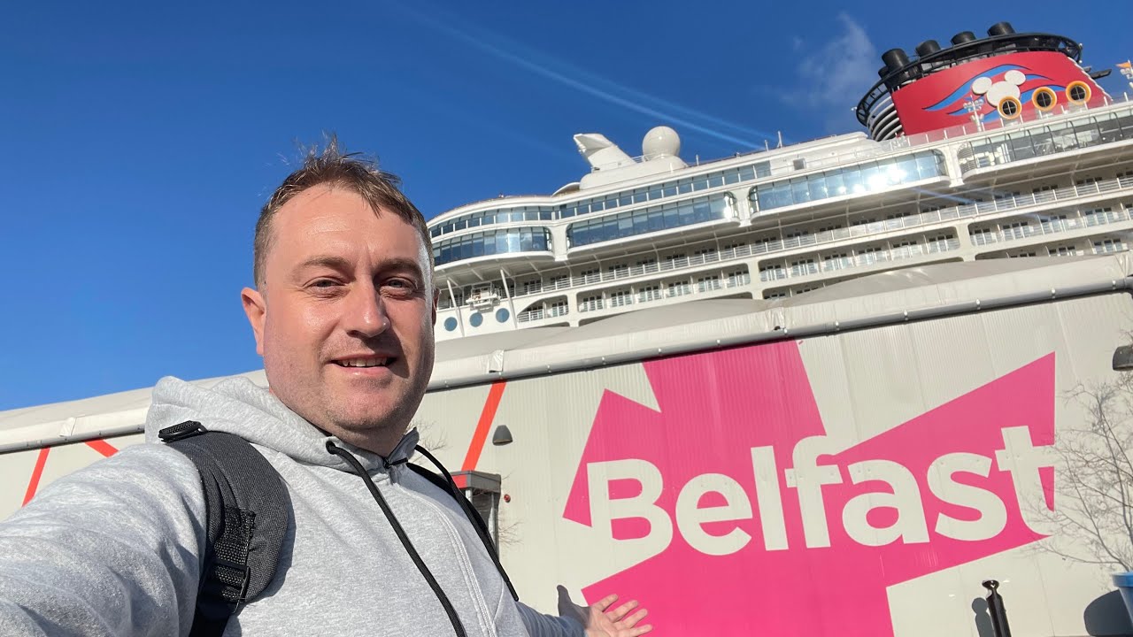 Disney Cruise Line Vlog | Day 3 Belfast & Enchanted Garden | British Isles UK Cruise