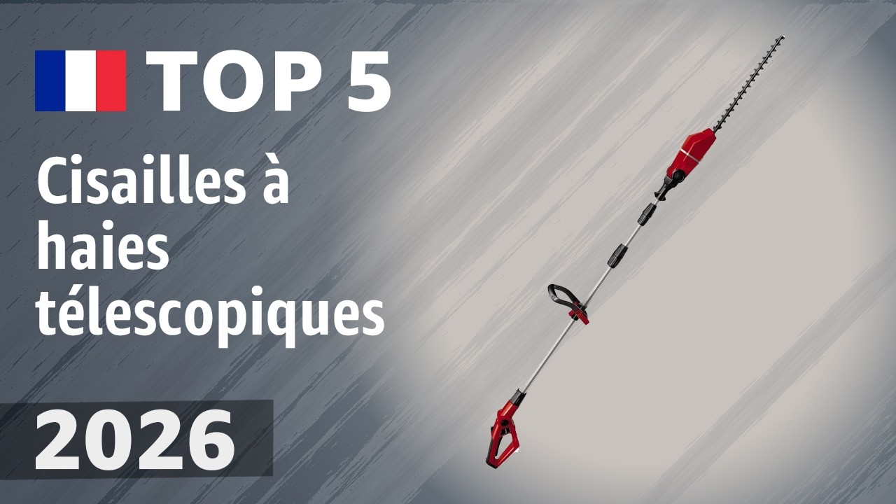Cisailles à haies télescopiques 2026 : les 5 meilleures en comparaison