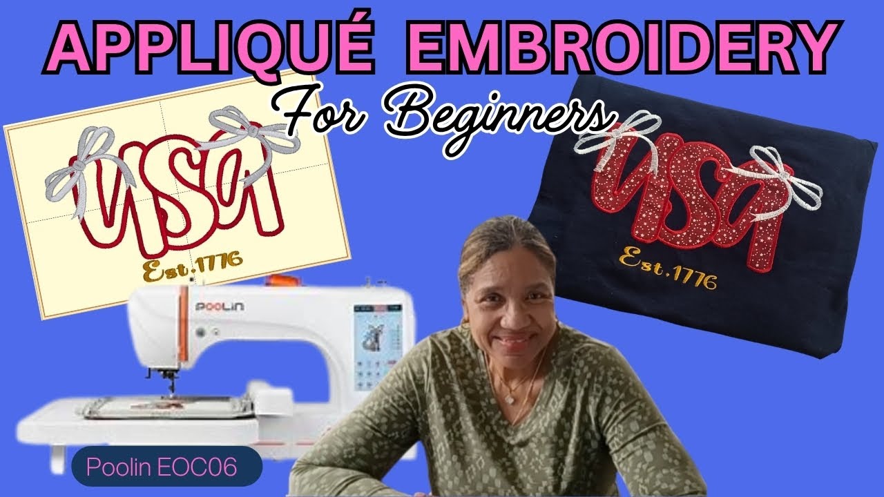 Appliqué Embroidery For Beginners | Poolin EOC06