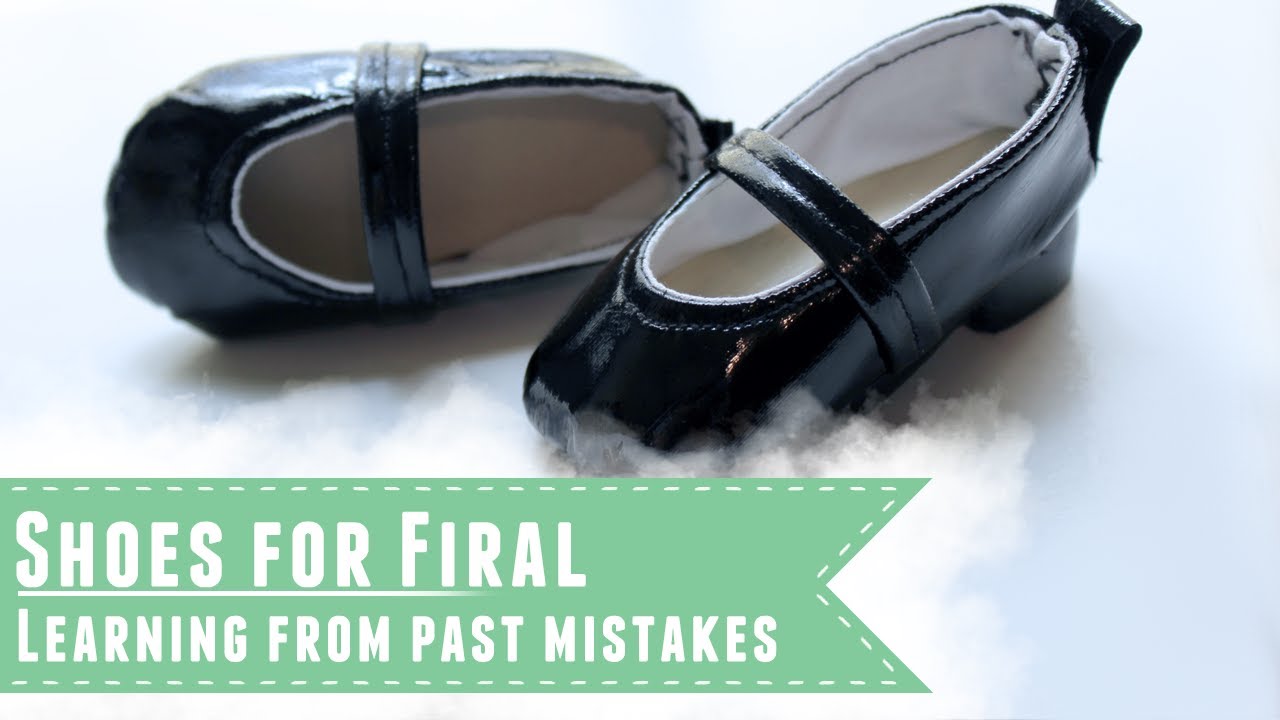 Firal's shoes and learning from mistakes: Things I've learned while making doll shoes