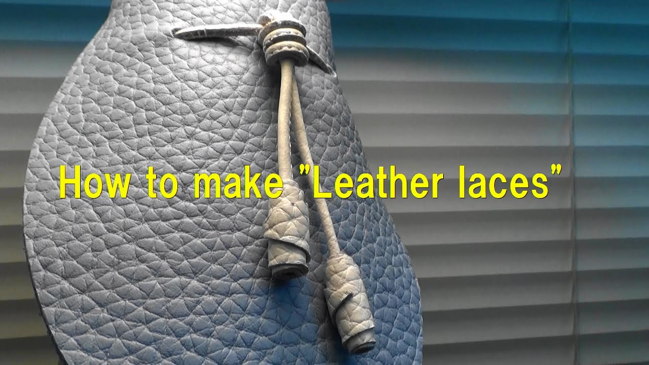 【タッセルをつけて可愛らしく　「革ひも」の作り方　芯なしミシン縫い式】【Combined with tassel　How to make 