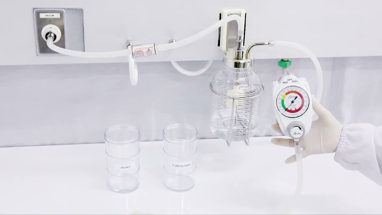 ขั้นตอนการทำความสะอาด เครื่องดูดของเหลว Suction Regulator