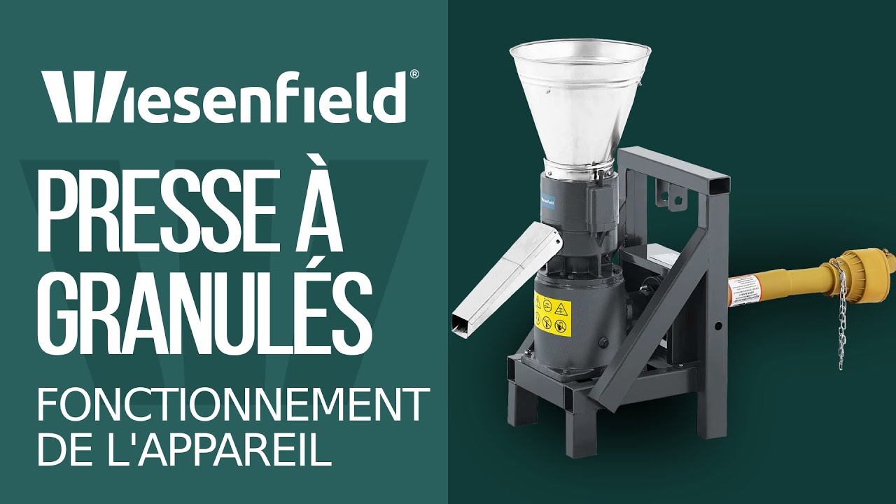 Presse à granulés Wiesenfield WIE-PM-2500 | Fonctionnement de l'appareil