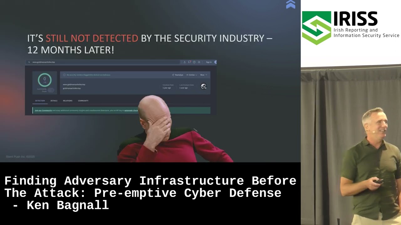 Finding Adversary Infrastructure Before The Attack: Pre-emptive Cyber Defense - Ken Bagnall