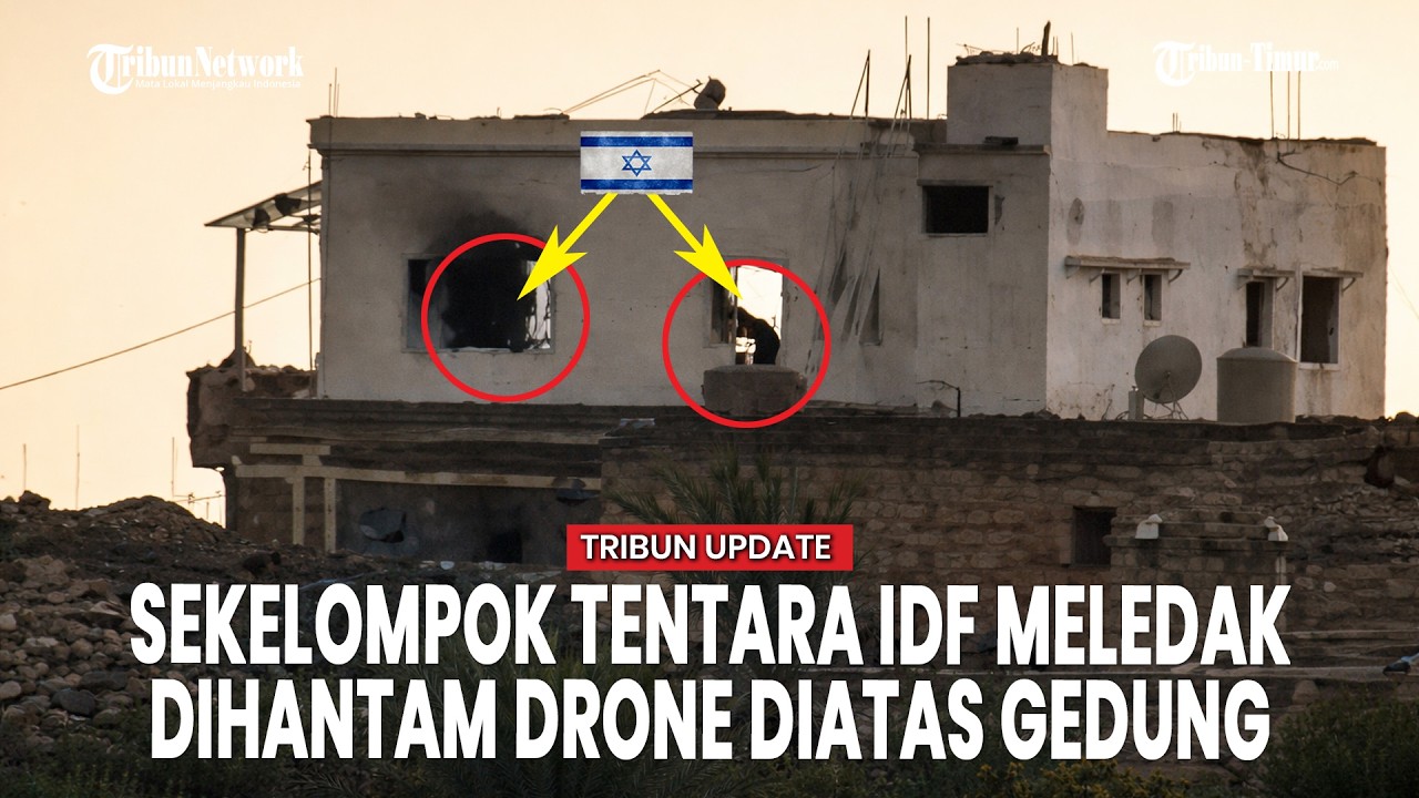 Gedung Markas IDF di Al-Qouzah Disikat Hizbullah, Ledakan Besar Terekam