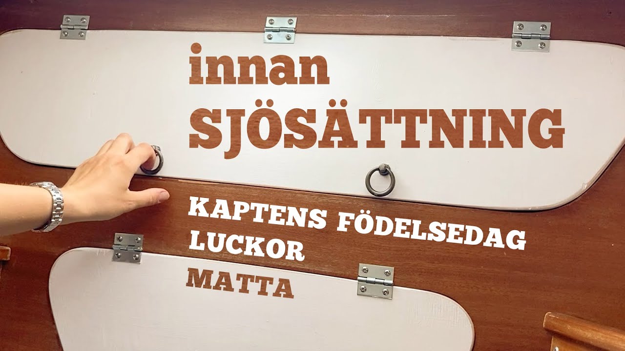 Albin 25. Sista förberedelserna innan sjösättning