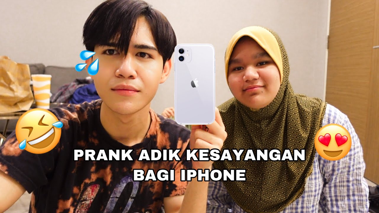 PRANK ANIS ADIK KESAYANGAN 🤣 AKIDDOS BAGI IPHONE !😍