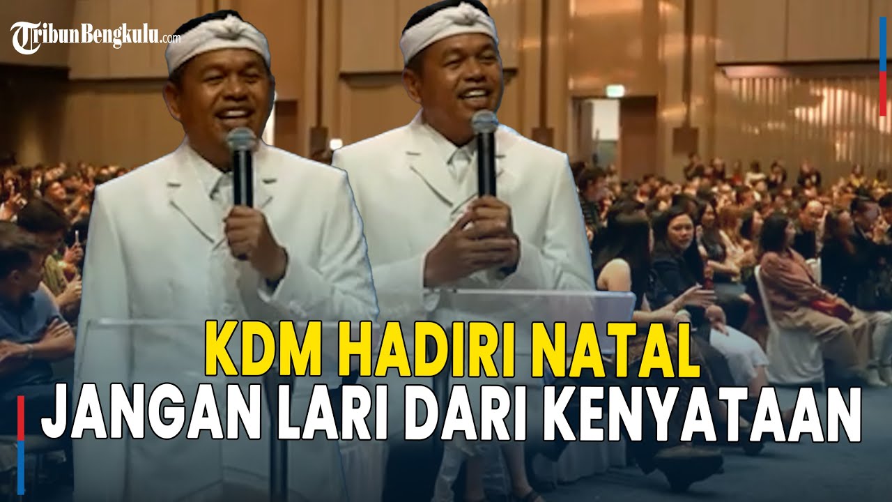 [Full] Pidato 'Petuah' Jitu Kang Dedi Mulyadi saat Natal, Ajak Umat Tak Lari Dari Kenyataan
