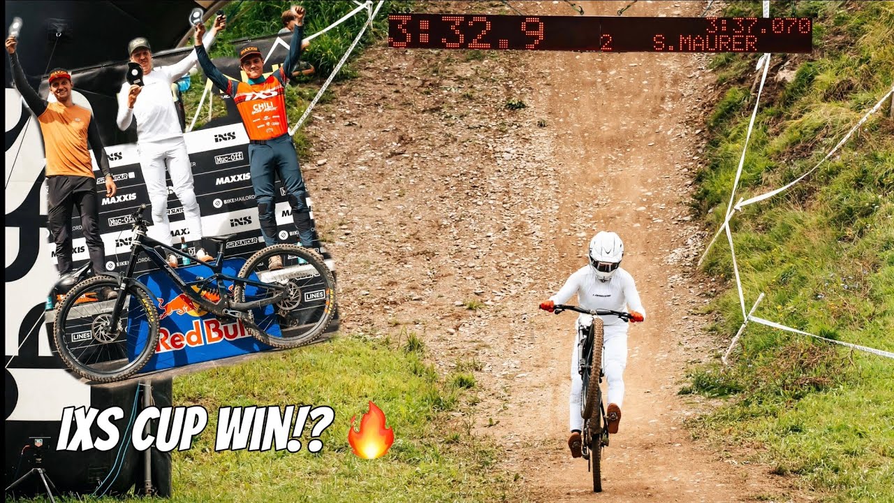 IXS Cup Lienz WIN 🔥🙌🏼 // zurück im downhill business?!🤯 // Simon Maurer RaceVlog 🏁🎥
