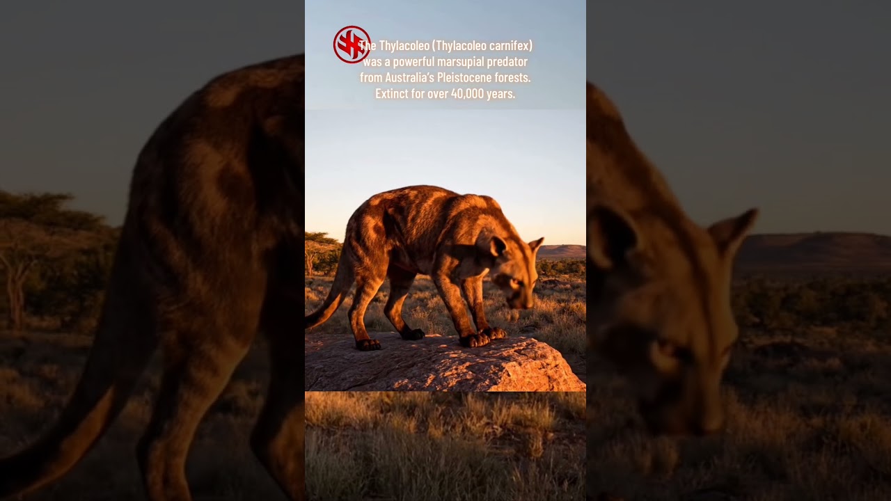 Thylacoleo - вымерший вид 