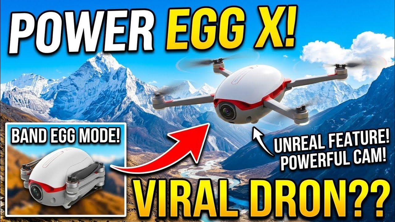 🚀 PowerVision PowerEgg X Review &ndash; The INSANE Flying Egg Camera That Lands on Water! 😱💰