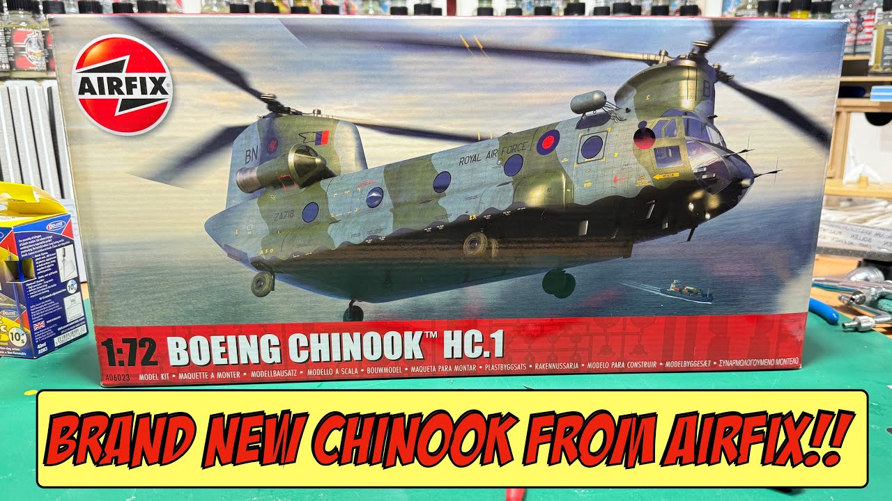 BOEING CHINOOK - Airfix Bravo November in 1/72 Scale - Worth the Wait!!