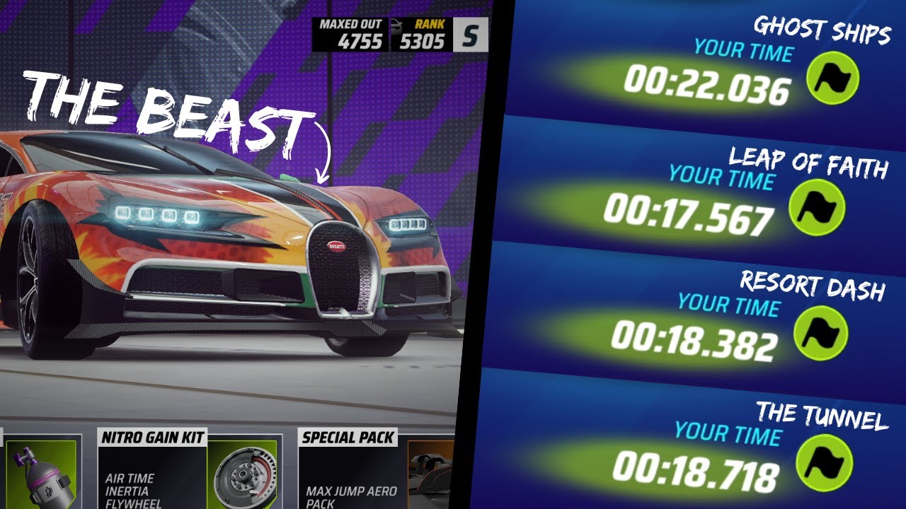 HOW BROKEN IS THE EVO TUNING ON CHIRON? 🤔 | TEST ON MP AND GAUNTLET - ASPHALT LEGENDS