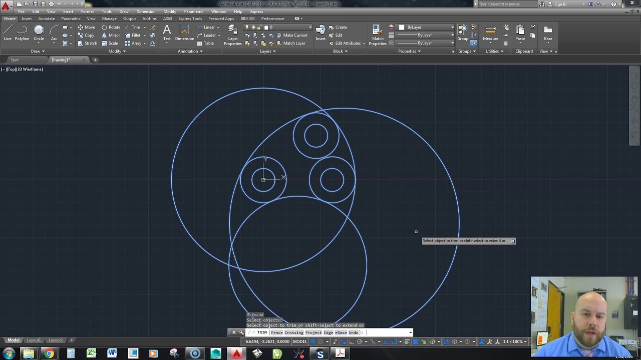 AutoCAD: Создание регулируемой опоры