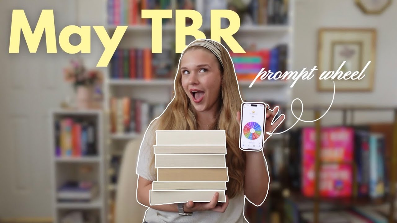 TBR Prompt Wheel chooses my May TBR⭐️📖