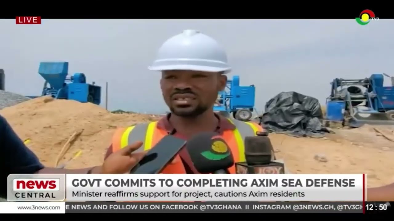 Gov't commits to competing Axim sea defense