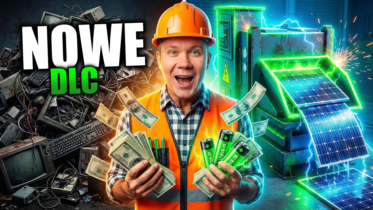 ZARABIANIE MILIONÓW na ELEKTROŚMIECIACH?! 🤑 Nowe DLC do Recycling Center Simulator