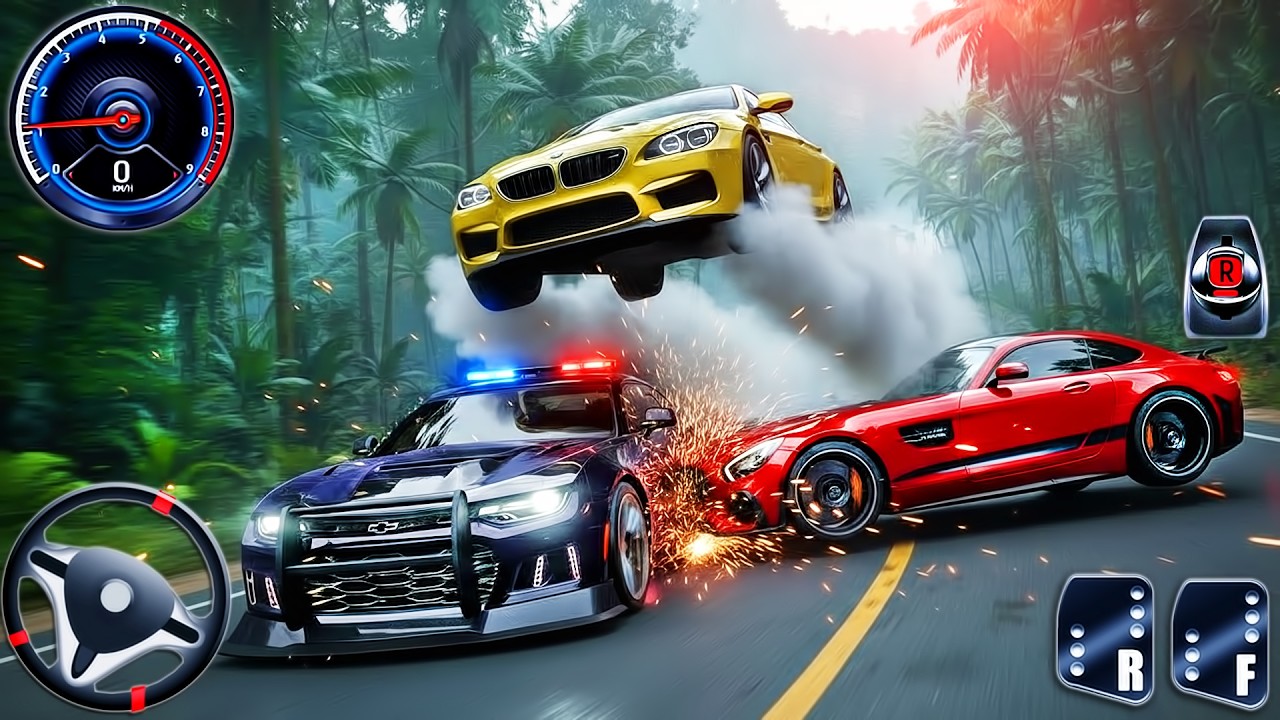 Police Car Chevrolet Camaro ZL1 Racing - Asphalt 9 Legends Unite Simulator 3D - Android GamePlay #39