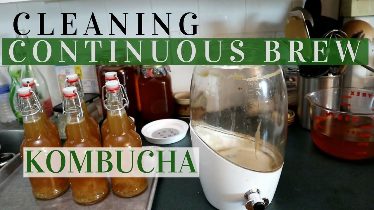 CLEANING CONTINUOUS BREW KOMBUCHA: too much yeast in my vessel