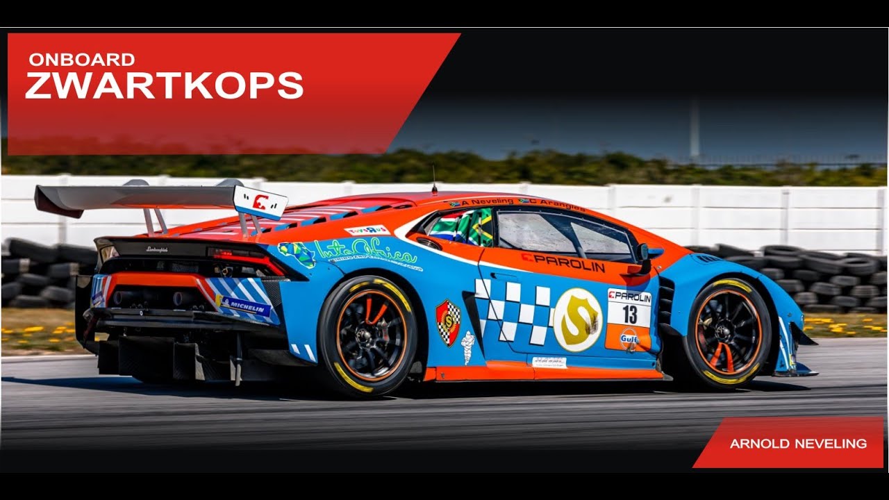Onboard Arnold Neveling Lamborghini GT3 EVO Zwartkops raceway
