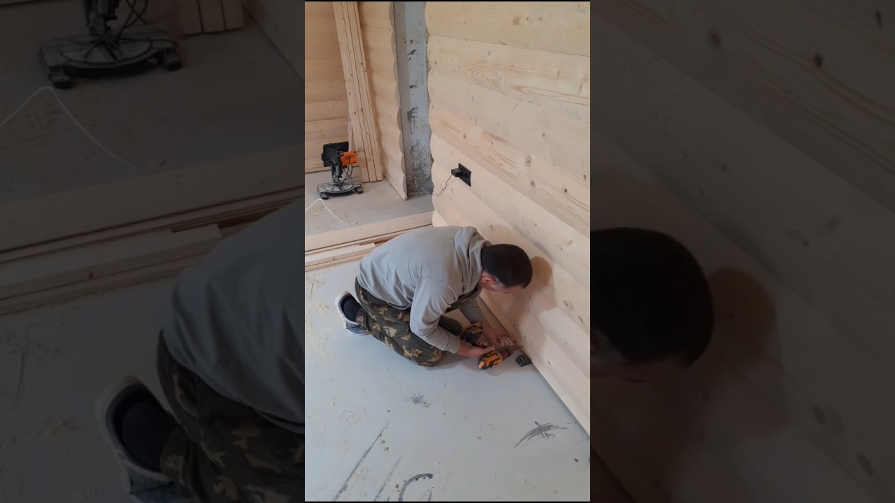Блок-хаус и точка #ремонтквартиры #своимируками #ремонт #renovation #diyrepair #diy