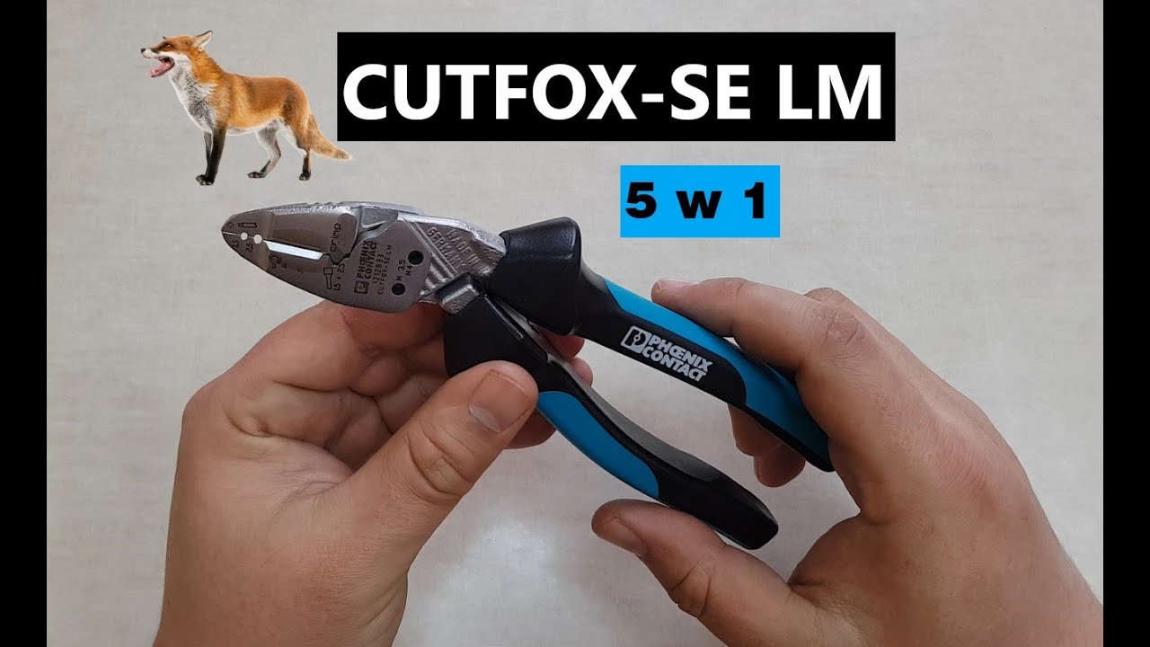 Cięty Lis Szczypce 5w1 dla elektryka/CUTFOX-SE LM five-in-one pliers for the electrician