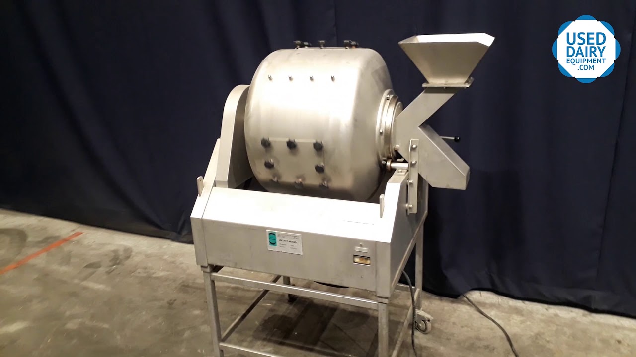 Rotating mixer to mix dry ingredients – Used Dairy Equipment