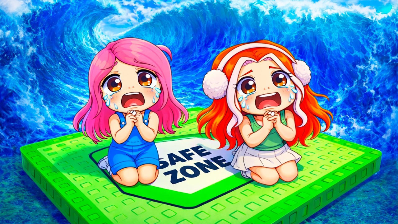 ESCAPE DA TORRE TROLL DE TSUNAMI NO ROBLOX!