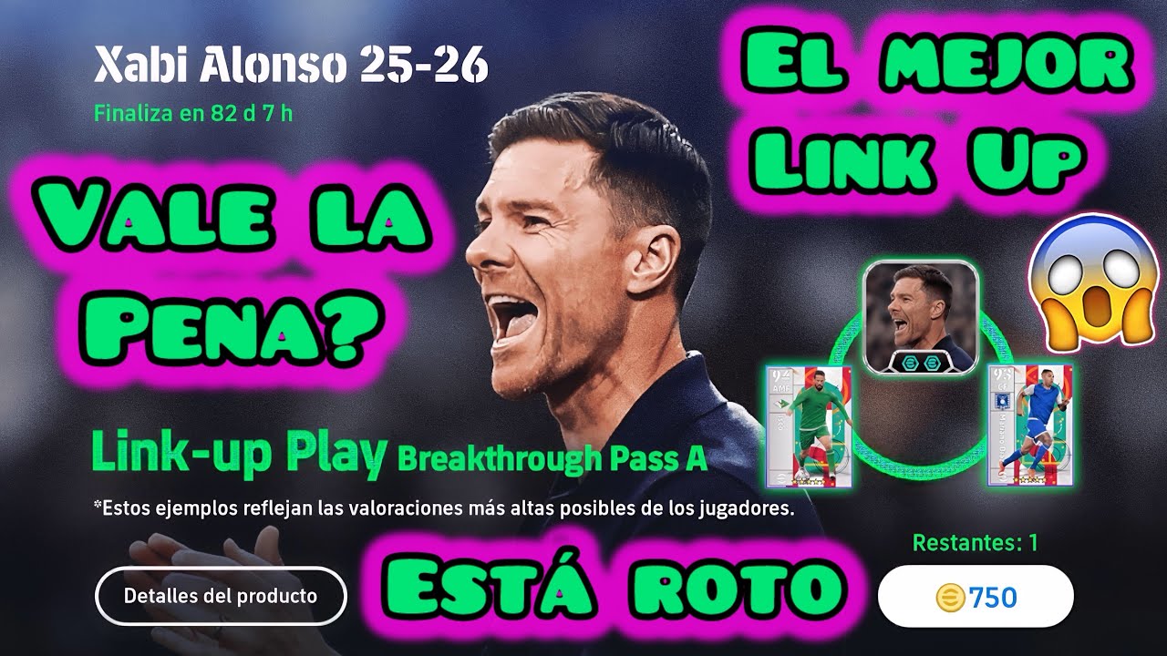 DT Xabi Alonso🔥 Vale La Pena Ficharlo?✅ Jugada De Enlace Link Up Súper Rota😱 eFootball 2026