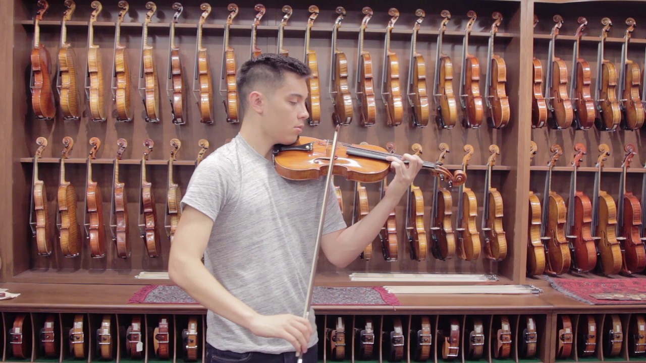 Stefano Scarampella, Mantua 1919 | Violin Demonstration
