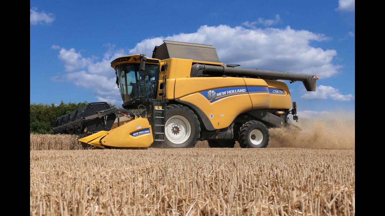 Getreideernte 2022/ New Holland CX 8.70/ Gerste und Weizen dreschen