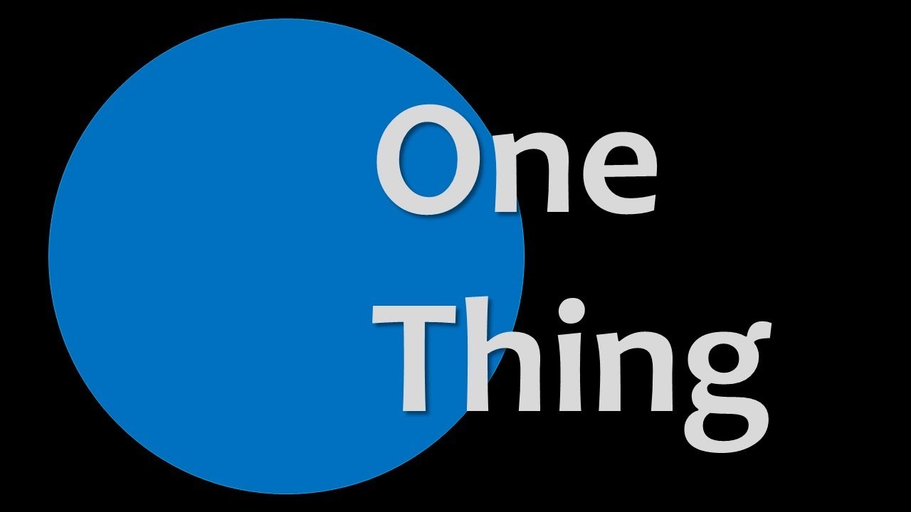 2026-03-01 AM / One Thing to Remember 