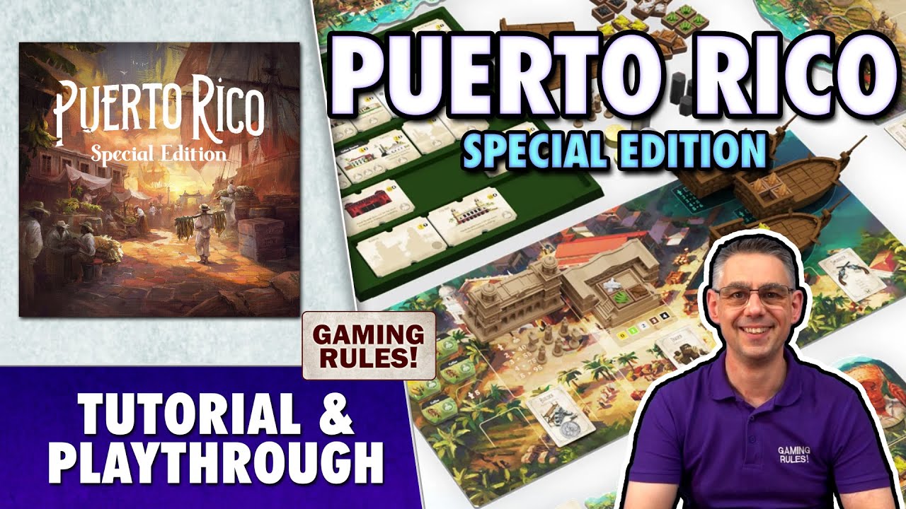 Puerto Rico: Special Edition - Tutorial & Playthrough