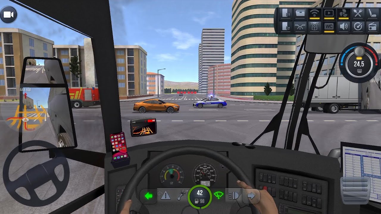 Bus simulator : ultimate || Crossing 🚸 Toll road 🛣️ luxurious experience || Drive with Crazy 