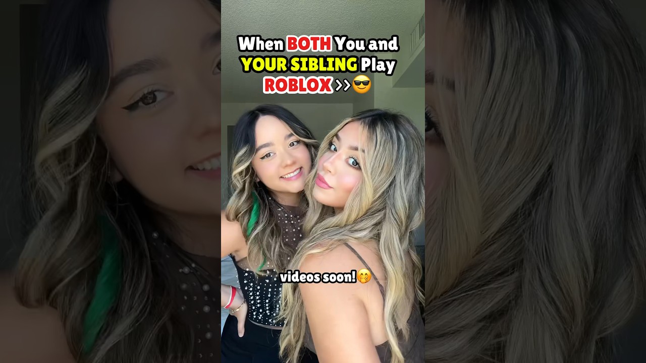 Do You PLAY ROBLOX With SIBLINGS? 👀 @AlisWorldYT