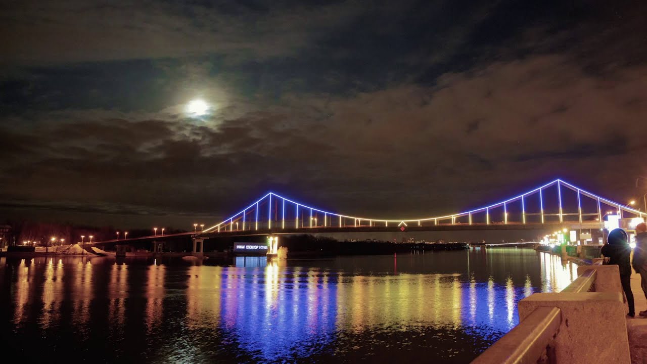 Kiev, day, night, timelapse