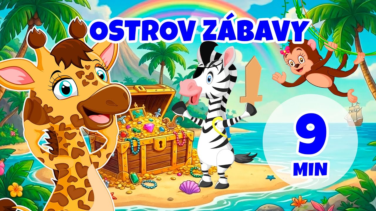Ostrov zábavy - 9 min Giramille | Dětské říkanky a písničky