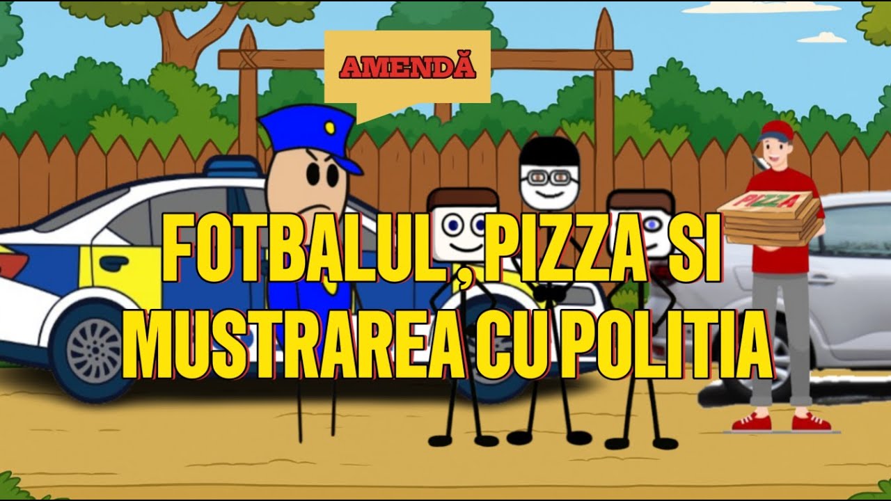 FOTBALUL , PIZZA ȘI MUSTRAREA CU POLITIA
