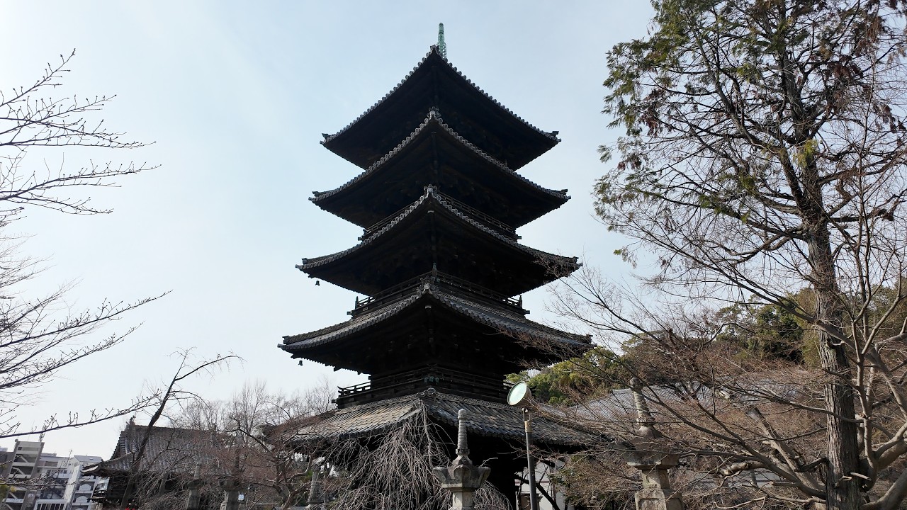 【興正寺公園】冬の静けさに包まれて、お寺と公園をゆっくり散歩｜2026-01-15