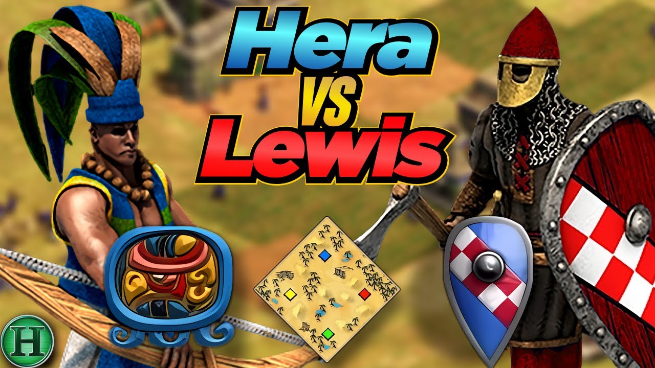 Mayans vs Sicilians | 1v1 Arabia | vs Lewis | AoE2