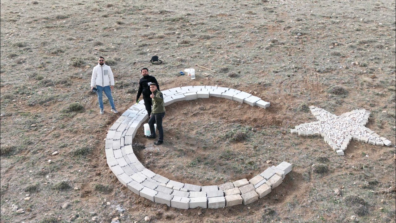 Üzengilik Köyü Şanlı bayrak yapımı.