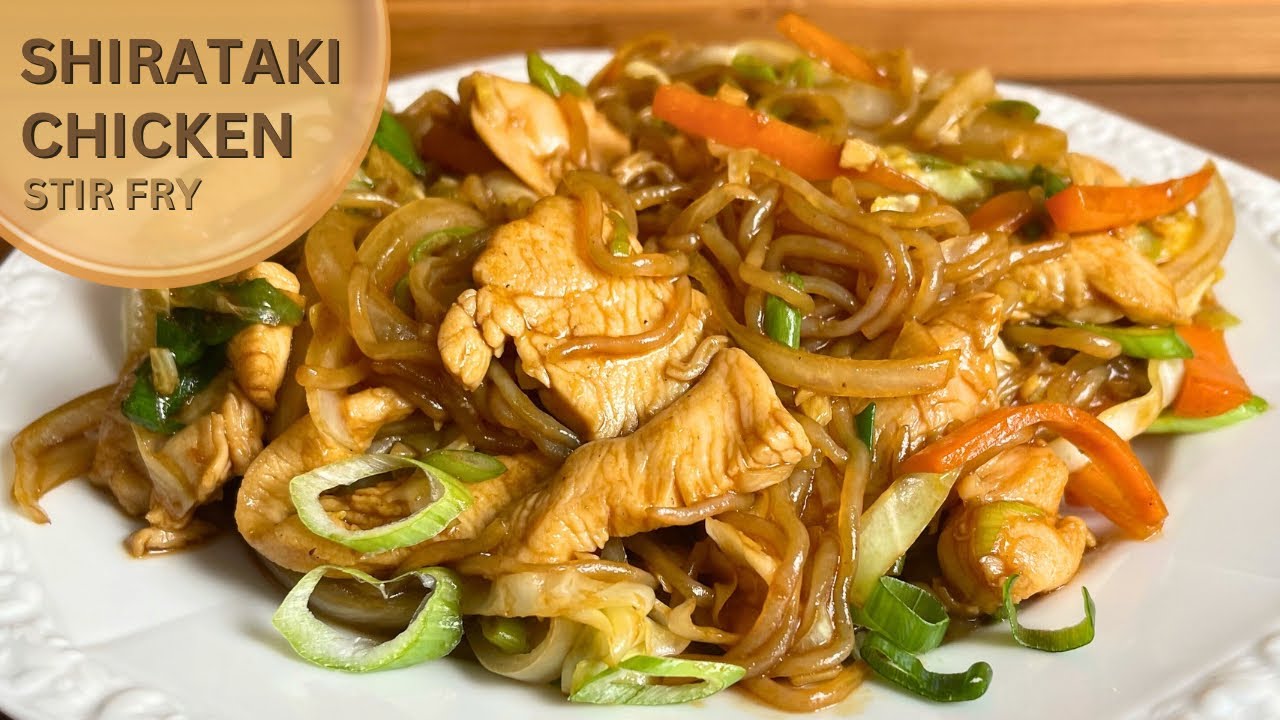 The SECRET To Delicious Shirataki Noodles And Chicken Stir Fry | Perfect Weight Loss Recipe