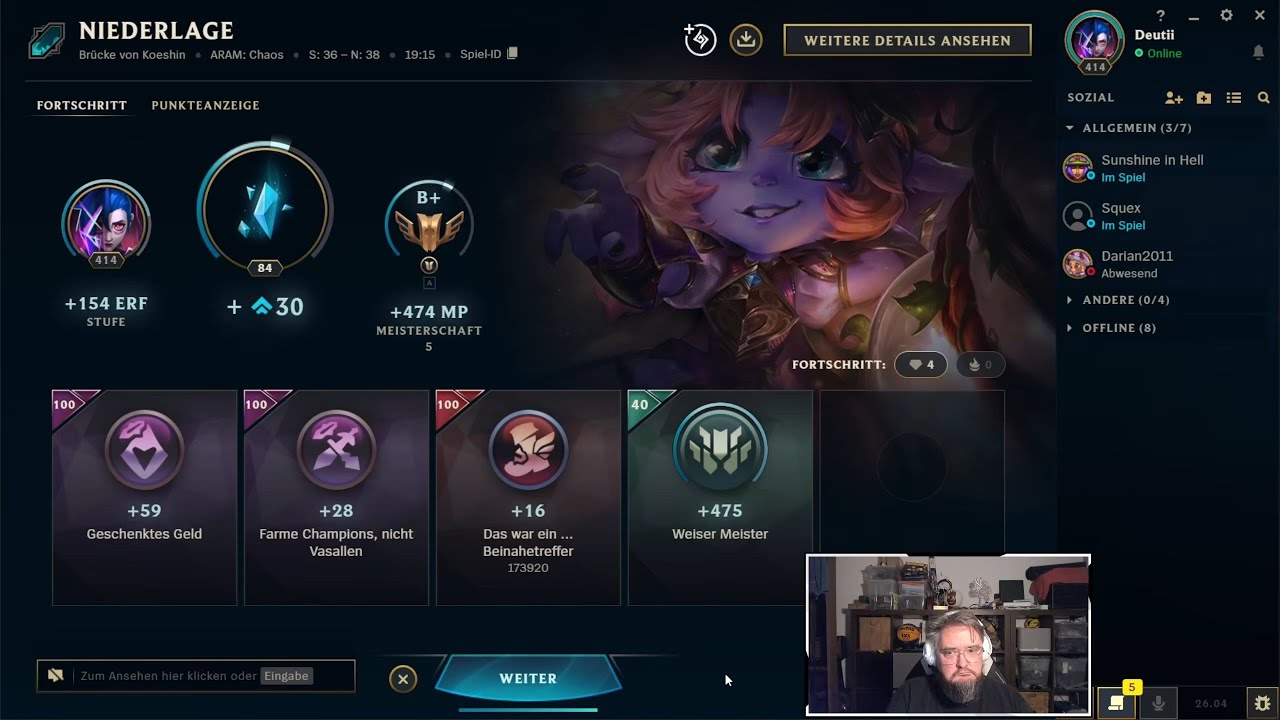 League of Legends | ARAM: CHAOS | Tristana | B+ | 02.03.2026 | 3