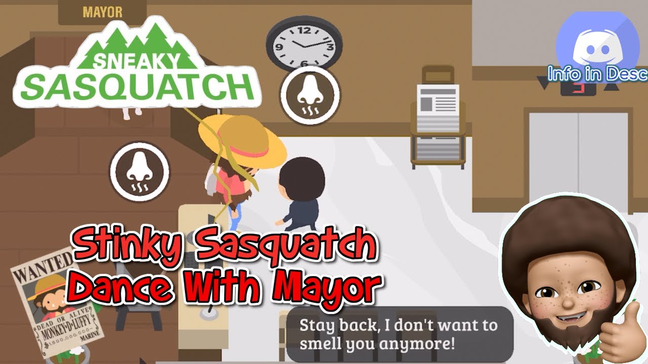 Sneaky Sasquatch - Stinky Sasquatch Dance with Mayor