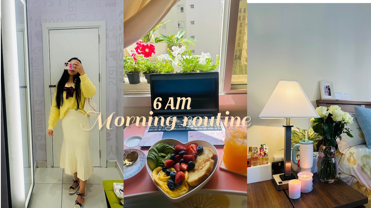 Peaceful 6AM Morning Routine 🌿 | Slow Living Aesthetic | A Day in My Life 